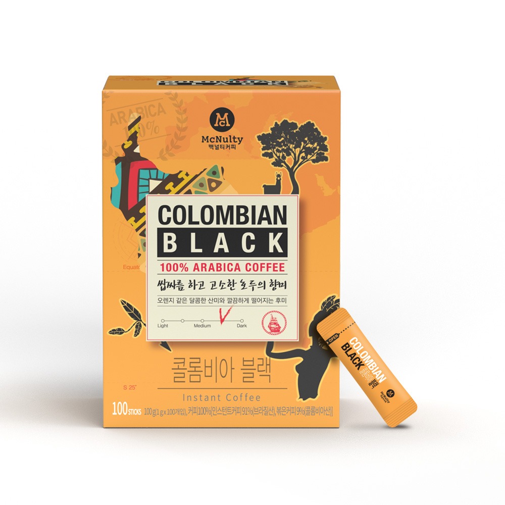 맥널티커피 (블랙) 콜롬비아 블랙 100개입