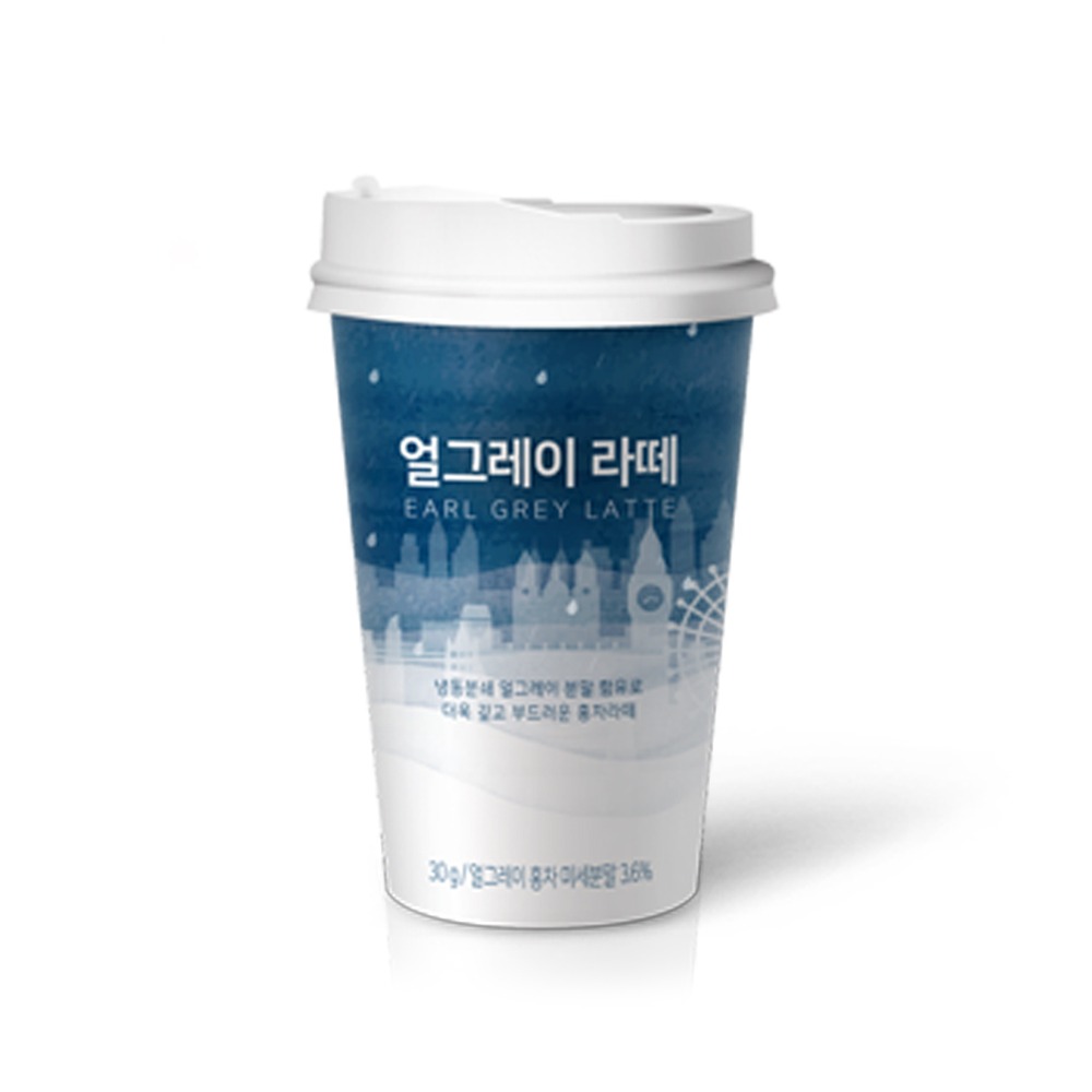 한국맥널티 (라떼) 얼그레이 라떼 원컵 4개입